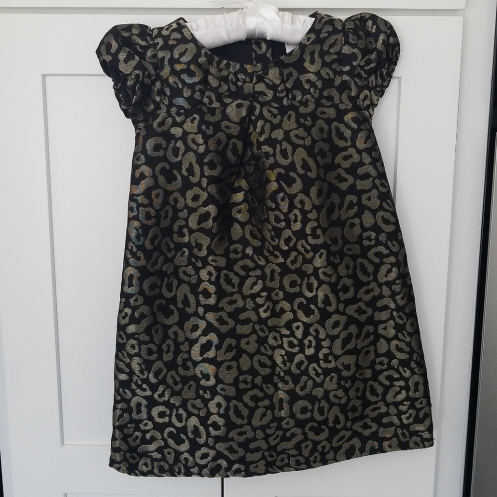 Gymboree black and gold dress size 5T